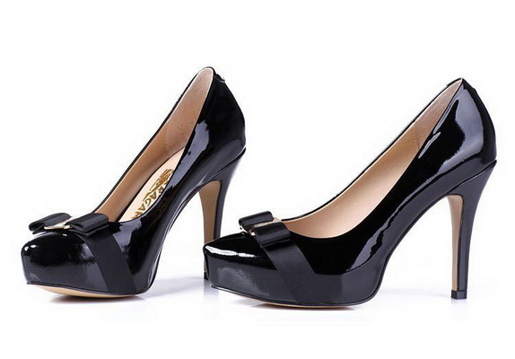 Ferragamo Shallow mouth stiletto heel Shoes Women--010